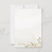 Carte de Merci floral de Whisper (Dos)