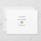 Carte de Merci plat (Dos)