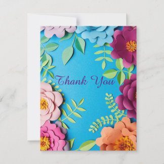 Carte de Merci plat simple et élégante