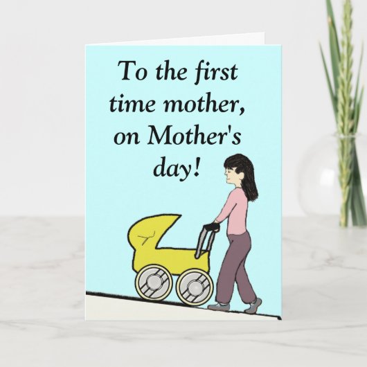 Carte de mère de première fois (Devant)
