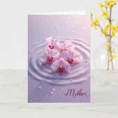 Carte de Mère Effet d'ondulation (Fleur jaune)