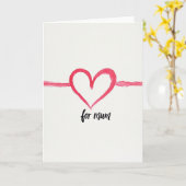 Carte de Mère Peinte avec Amour (Fleur jaune)