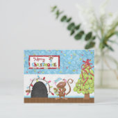 Carte de Merry Christmouse (Debout devant)