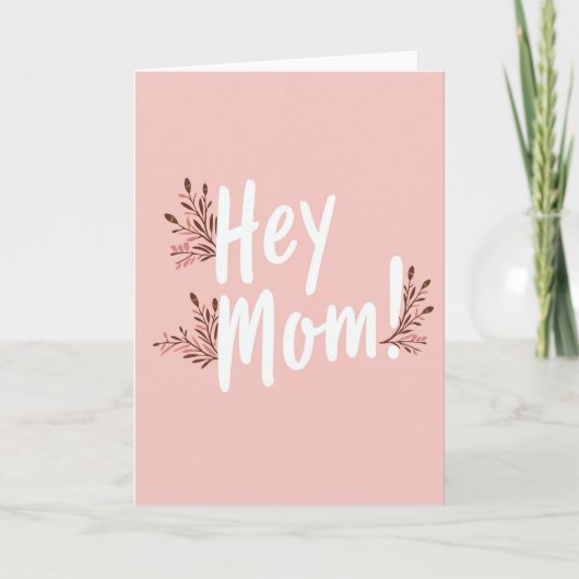 Carte de message affectueux pour maman (Devant)