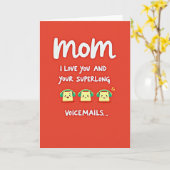 Carte de message audio de Maman Écarlate (Fleur jaune)