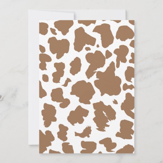 Carte de message Boho First Rodeo Time Capsule (Dos)