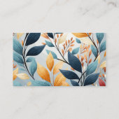 Carte de message Bouquet Bouquet de feuille modifi (Dos)