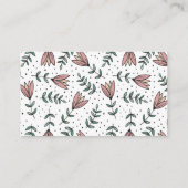 Carte de message Bouquet Boutique Flower Shop modi (Dos)