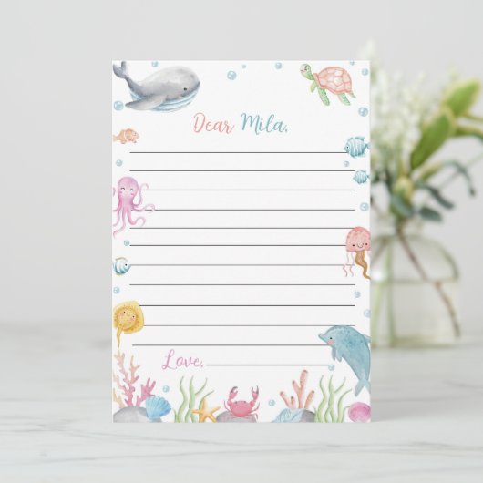 Carte de message Capsule Heure d'Anniversaire des (Debout devant)