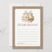 Carte de message capsule temporelle d'anniversaire (Devant)