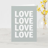 Carte de message d'amour minimaliste (Fleur jaune)