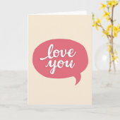 Carte de message d'amour romantique (Fleur jaune)