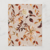 Carte de message d'automne (Dos)