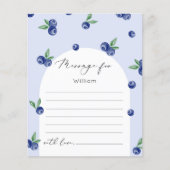 Carte de message de capsule de première fois de ba (Devant)