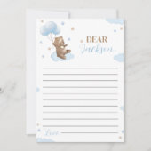 Carte de message de capsule temporelle d'anniversa (Devant)