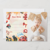 Carte de message de capsule temporelle de camion d (Devant)