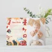 Carte de message de capsule temporelle de camion d (Debout devant)