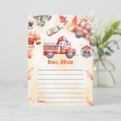 Carte de message de capsule temporelle de camion d (Debout devant)