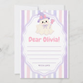 Carte de message de capsule temporelle Spooky One (Devant)