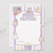 Carte de message de capsule temporelle Spooky One (Devant)