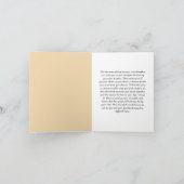 Carte De Message De Condolence Personnalisée Pour (Intérieur)