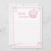 Carte de message de la Capsule de gâteau rose (Devant)
