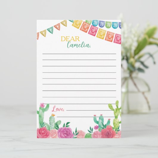 Carte de message de la Capsule de l'heure d'annive (Debout devant)