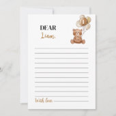 Carte de message de la capsule de l'heure d'annive (Devant)