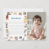 Carte de message de la Capsule de temps de chat Cu (Devant)