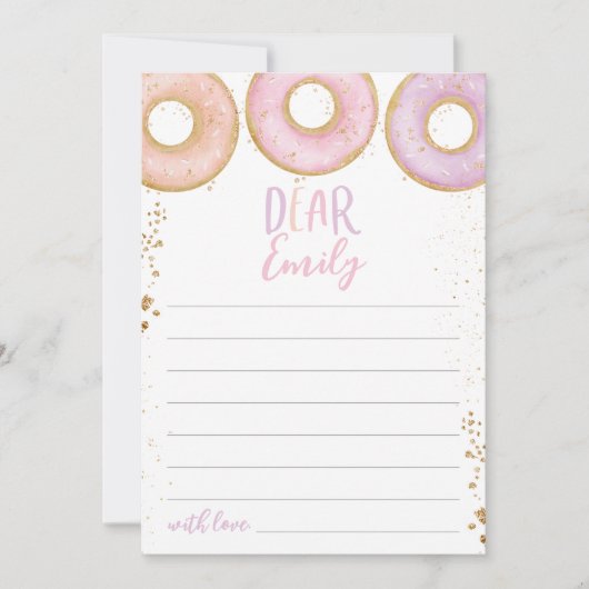 Carte de message de la capsule d'heure d'anniversa (Devant)