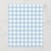 Carte de message de la Capsule Heure de naissance (Dos)