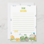 Carte de message de note de la capsule de temps de (Devant)