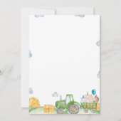 Carte de message de note de la capsule de temps de (Dos)