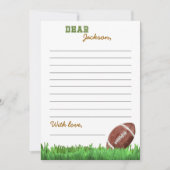 Carte de message de note de la capsule de temps de (Devant)