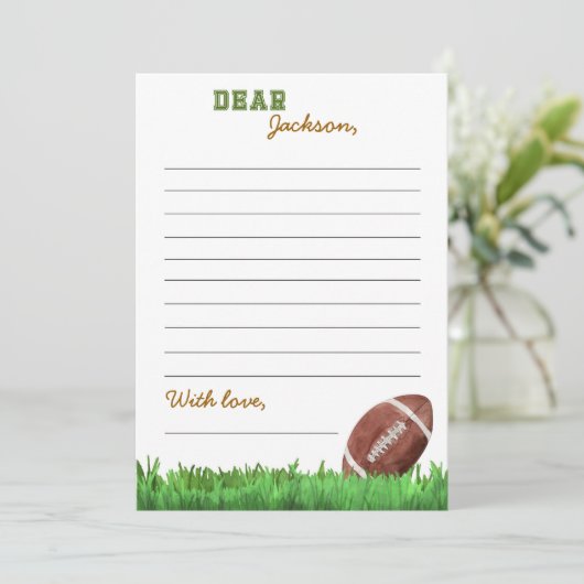 Carte de message de note de la capsule de temps de (Debout devant)