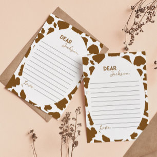 Carte de message de note de la capsule de temps de