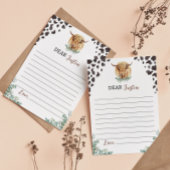 Carte de message de note de la capsule de temps de