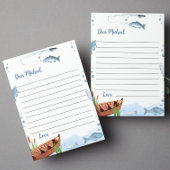 Carte de message de note de la capsule de temps de