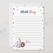 Carte de message de note de la capsule de temps de (Devant)