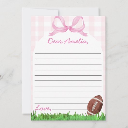 Carte de message de note de la capsule de temps de (Devant)