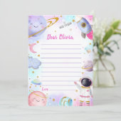 Carte de message de note de la capsule de temps ex (Debout devant)