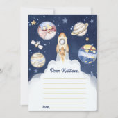 Carte de message de note de la capsule de temps ex (Devant)