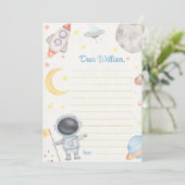 Carte de message de note de la capsule de temps ex (Debout devant)