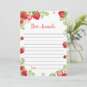 Carte de message de note de la capsule de temps fr (Debout devant)