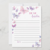 Carte de message de note de la capsule de temps pa (Devant)