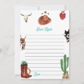 Carte de message de note de la capsule de temps We (Devant)