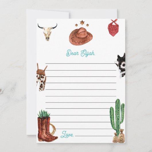 Carte de message de note de la capsule de temps We (Devant)