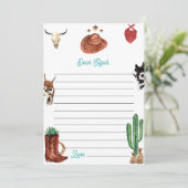 Carte de message de note de la capsule de temps We (Debout devant)