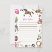 Carte de message de note de la capsule de temps We (Devant)