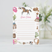 Carte de message de note de la capsule de temps We (Debout devant)